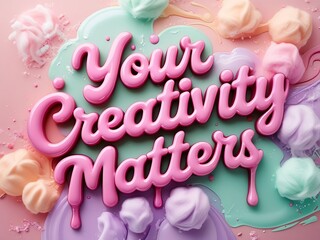 Creativity Matters Pastel Design.
