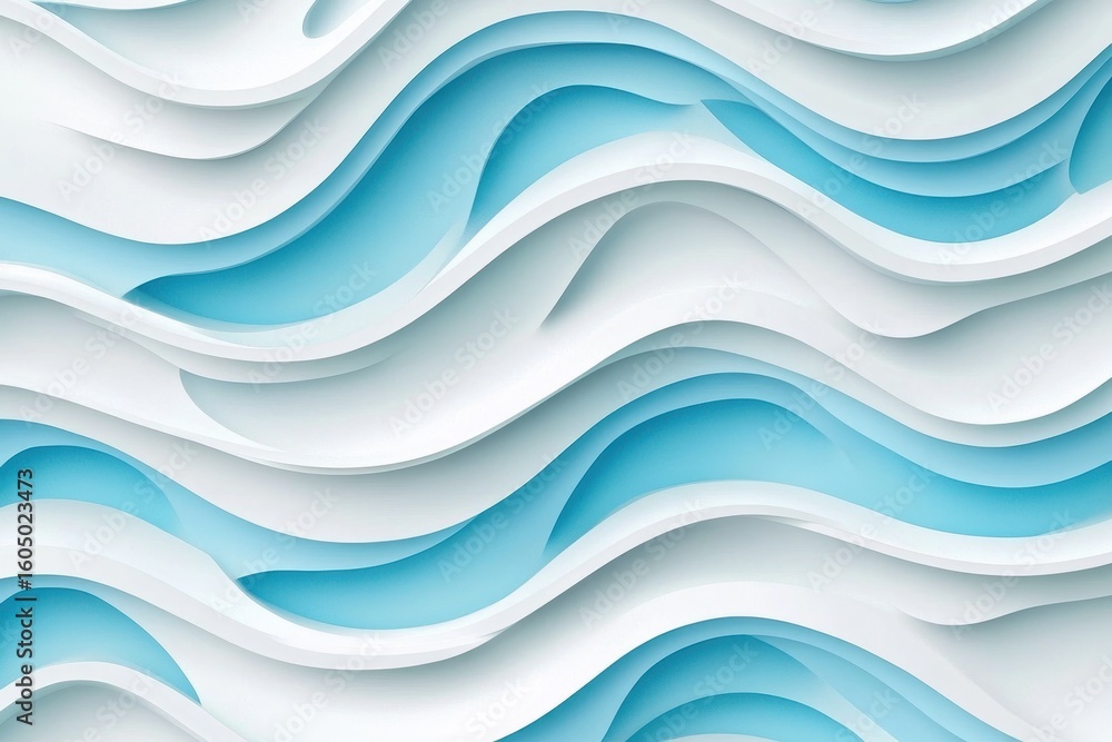 Aufkleber abstract wavy blue background with layered patterns and textures for creative design projects, abstr