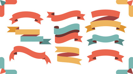 Elegant banner collection for sale announcements and promotional designs on websites and marketing