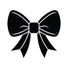 3d-rendering-of-silver-ribbon-bow-with-trailing-en.eps