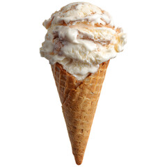 vanilla ice cream cone