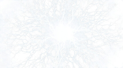 An abstract energetic burst of light and color resembling a cosmic explosion or a powerful energy release against a white backdrop isolated on transparent background