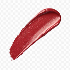  realistic 3d smooth glossy lipstick or paint swatch smear smudge in different color style isolated on white background