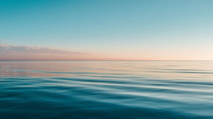 Obraz premium Serene Calm Ocean Surface Reflection