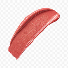  realistic 3d smooth glossy lipstick or paint swatch smear smudge in different color style isolated on white background