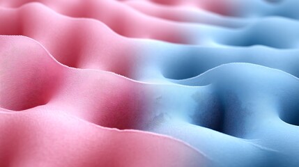 Close-up of textured, soft foam