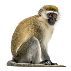 Obraz premium A Vervet Monkey in Profile