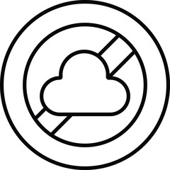 Zero emissions or no pollution icon. Ideal for use in sustainability projects, electric vehicle apps, green energy platforms, environmental awareness designs, and eco-friendly business branding