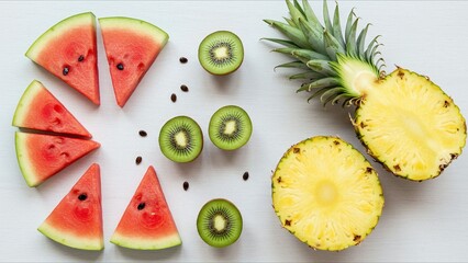 Fresh Tropical Fruit Arrangement