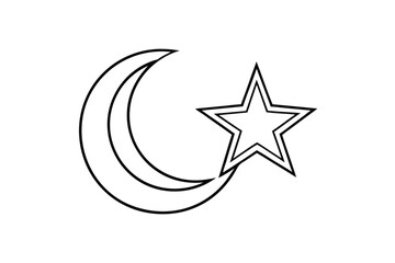 Star And Crescent Moon Combo