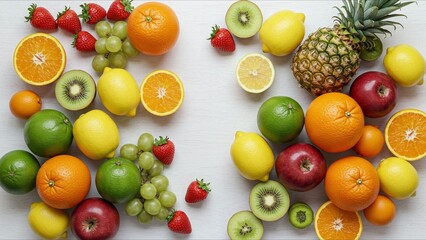 Assorted Fresh Fruits Arrangement