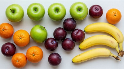 Assorted Fresh Fruits Display