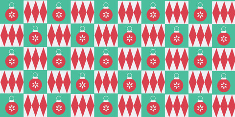 
Christmas geometric pattern