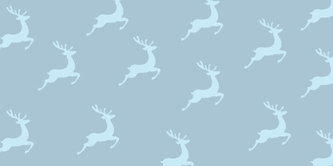 seamless pattern with reindeer
