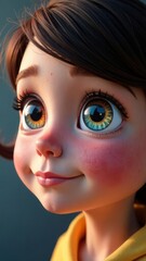 Blue-orange human eye, close-up of the iris