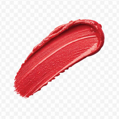  realistic 3d smooth glossy lipstick or paint swatch smear smudge in different color style isolated on white background