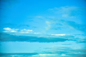Sky replacement of New Zealand clean blue sky and clouds.