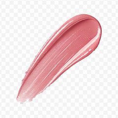  realistic 3d smooth glossy lipstick or paint swatch smear smudge in different color style isolated on white background