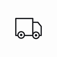 truck service icon sign vector