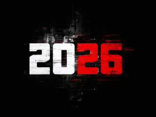 Minimalist font design text 2026 abstract geometric