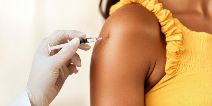 Vaccination administered by healthcare professional