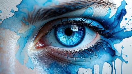 eye of the world in blue
