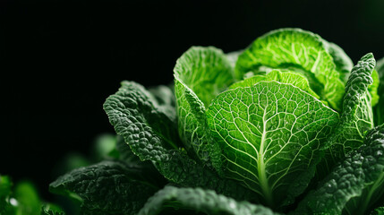 Fototapeta premium close-up healthy background of cruciferous cabbage family vegetables