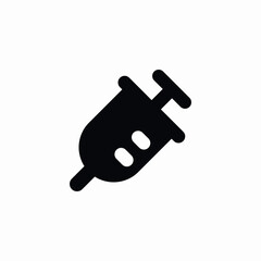 medical injection icon sign vector