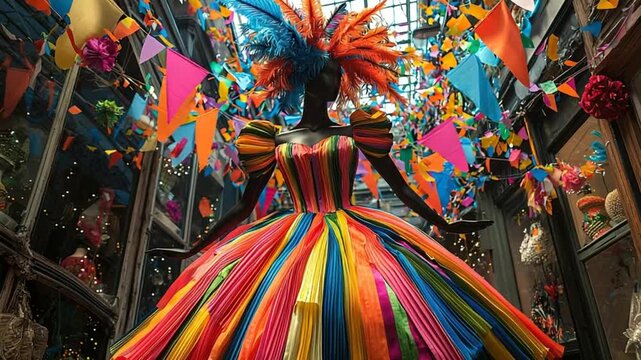 dutch carnival performer costume video