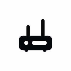 router device icon sign vector
