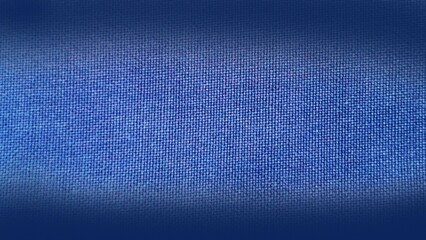 Deep Blue Textured Fabric Background, Woven Cloth Texture