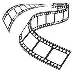 Film strip vector design