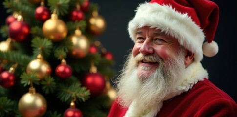 Festive attire, vibrant backdrop, captivating expression, portrait, gorgeous, holiday