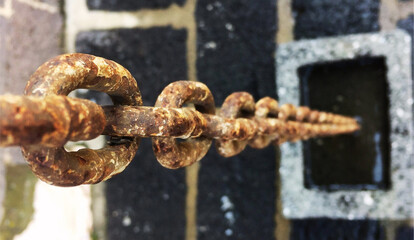 background door lock and iron piece, round ornament