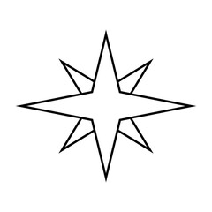 Obraz premium Abstract black shape with a wide, flowing base and an angular upper section