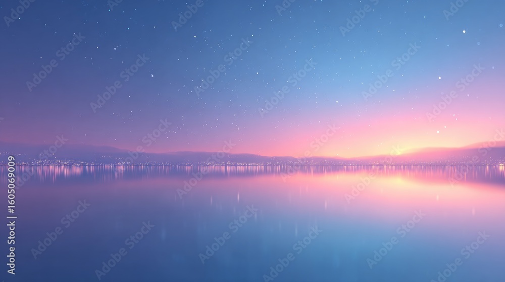 Poster capture abstract scene with blurred lines seamlessly blending into varied minimalistic tones and hue