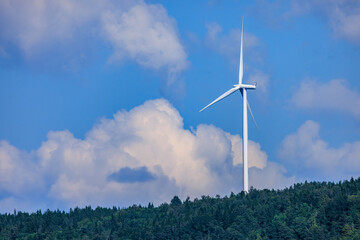wind turbine in the field