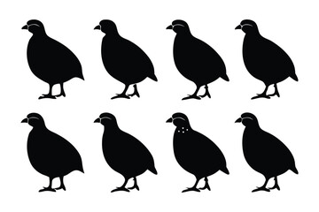 Collection of silhouetted rams and bighorn sheep in various poses on a white background