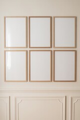 Fototapeta premium Living Room Poster Mockup Set
