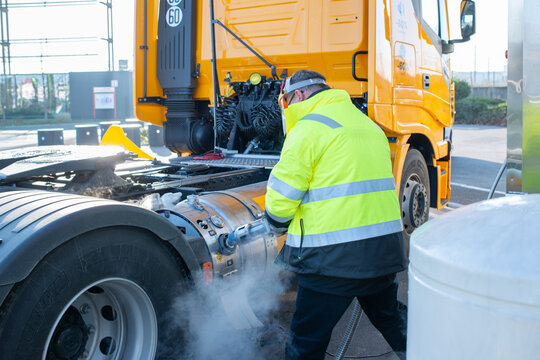 Réservoir de camion écologique à hydrogène