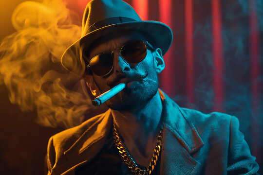Gangster Smoking Images – Browse 16,717 Stock Photos, Vectors, and Video