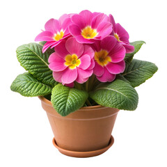 pink flower in pot