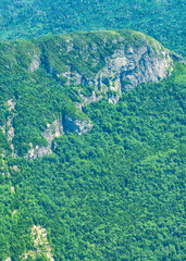 Mountain side of the valley