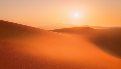 a gradient of warm tones transitions smoothly across the canvas evoking a sense of warmth and serenity within the minimalist composition