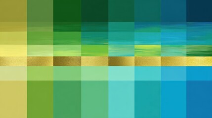 Colorful palette of shades