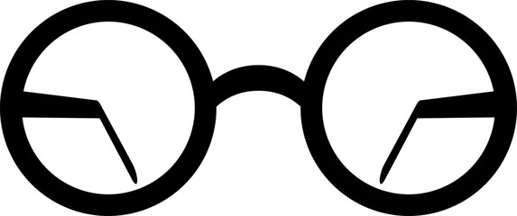 Vector de silueta de anteojos. Icono para folleto, sitio web y app.