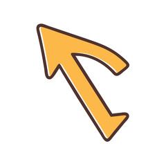 cartoon arrow vector