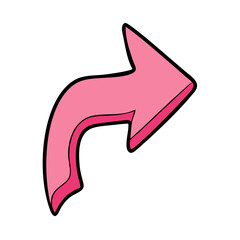 cartoon arrow vector