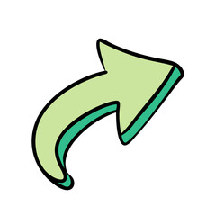 cartoon arrow vector