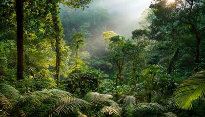 exploring the lush green forests of nature tropical environment landscape photography serene viewpoint ecosystem harmony